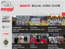 Tablet Screenshot of judo.baja.hu